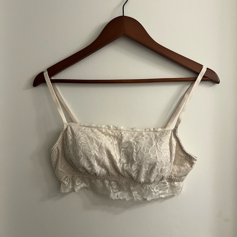 ivory lace bralette